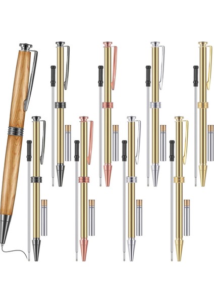 Ahşap Torna El Sanatları Için 8 Parça 7mm Trimline Büküm Kalem Seti (Yurt Dışından)