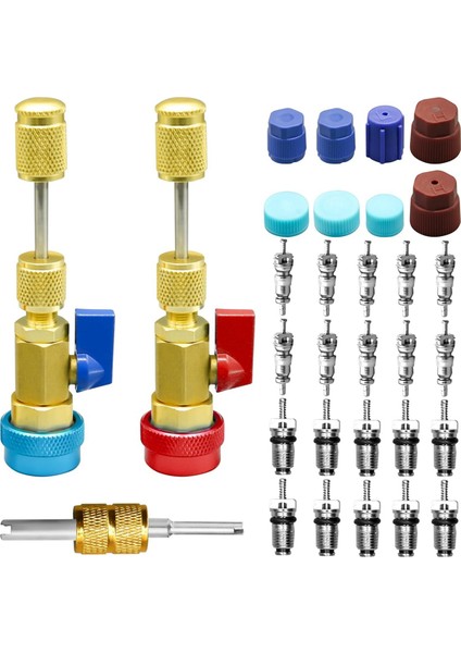 31 Adet R134A Vana Çekirdeği Sökücü ve Montaj Alet Seti (Yurt Dışından)