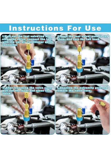 31 Adet R134A Vana Çekirdeği Sökücü ve Montaj Alet Seti (Yurt Dışından) indirimleri