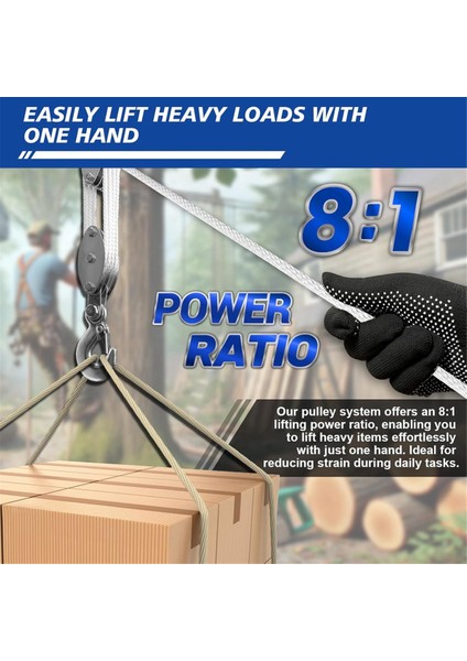 Blok ve Palanga Makara Sistemi, 4 Tekerlekli Halat Makaralı Vinç Beyaz (Yurt Dışından) fiyatları