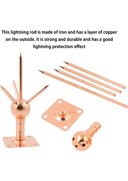 Ev Paratoneri, Ev Çatısı Için Paratoner Koruma Çubuğu Kiti (Yurt Dışından) fırsatları