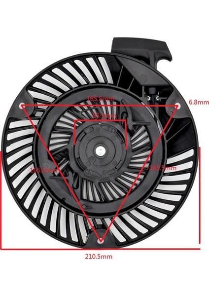 Briggs & Stratton BS3470 593958 Için Benzinli Motor Geri Tepmeli Marş Motoru (Yurt Dışından) fiyatları