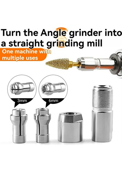 3mm ve 6mm Açı Taşlama Makinesinden Düz Mandren Adaptörüne (5/8-11 Mil) (Yurt Dışından) fırsatları
