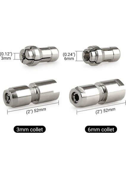 3mm ve 6mm Açı Taşlama Makinesinden Düz Mandren Adaptörüne (5/8-11 Mil) (Yurt Dışından) indirimleri