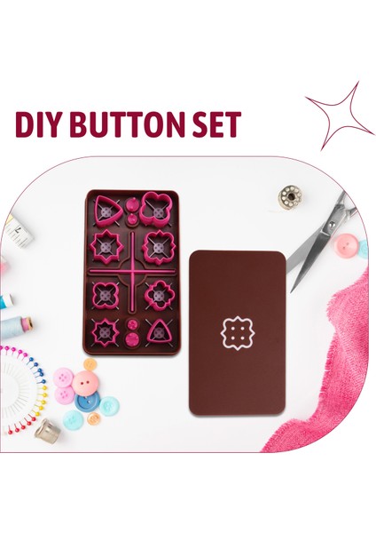 Düğme Araç Seti - Kolayca Mükemmel Şekilde Ortalanmış Düğmeler Oluşturun (Yurt Dışından) fırsatları