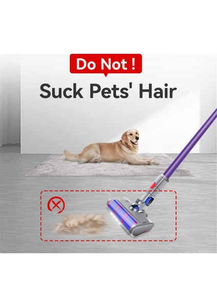 Dyson Elektrikli Süpürge Aksesuarları Yumuşak Kadife Zemin Fırçası Başlığı Elektrikli Emiş Başlığı Zemin Rulo Fırçası V8/V10/V11/G5 (Yurt Dışından) modelleri