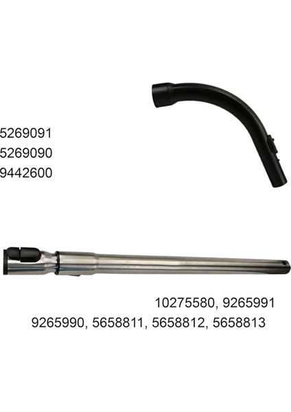 Miele S8340 S8320 S8310 Elektrikli Süpürge Yedek Parça Seti Için Kilitli Teleskopik Boru + Sap (Yurt Dışından) fiyatları