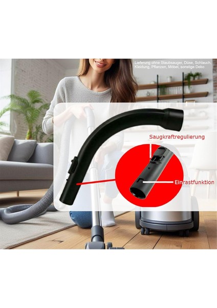 Miele S8340 S8320 S8310 Elektrikli Süpürge Yedek Parça Seti Için Kilitli Teleskopik Boru + Sap (Yurt Dışından) fırsatları