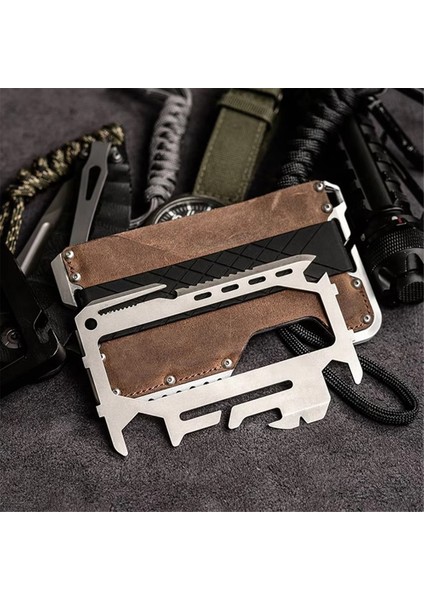 Taşınabilir Edc Paslanmaz Çelik Bıçak Açık Hava Taşınabilir Alet Gümüş B (Yurt Dışından) indirimleri