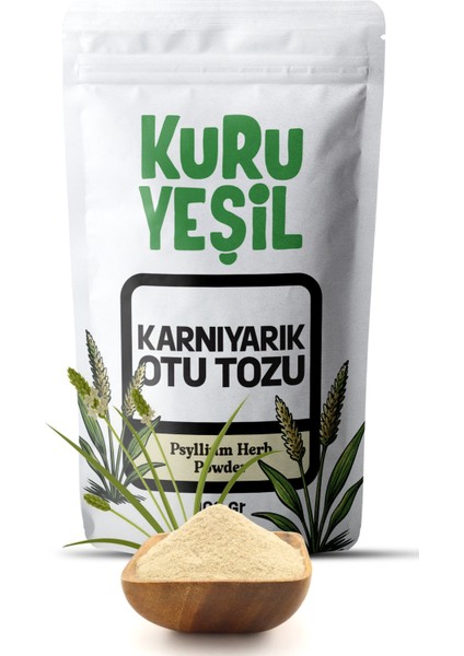 Organik Psyllium Karnıyarık Otu Tozu 100 gr