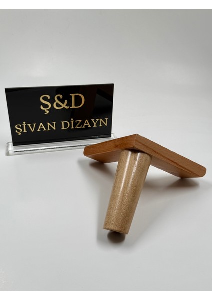 1. Sınıf Gürgen Ağacı Vernikli Açık Ceviz 15 cm Mobilya Ayağı fiyatları