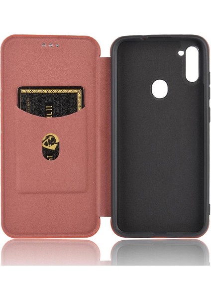 Samsung Galaxy A11 / M11 Ince Karbon Fiber Dokulu Pc Hibrit Tam Koruma Darbeye Dayanıklı Kapaklı Telefon Kılıfı (Yurt Dışından) modelleri