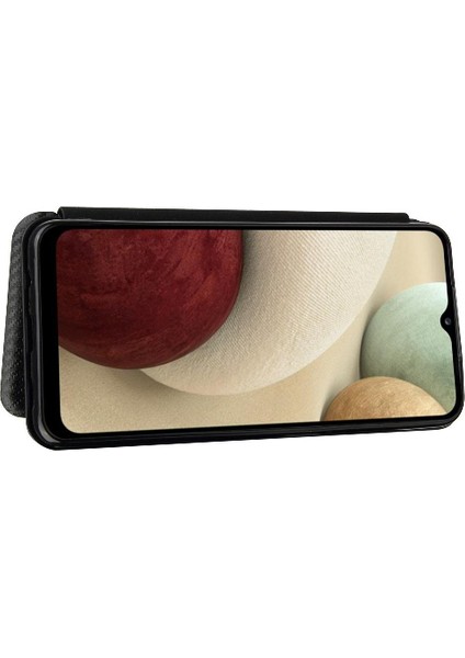 Samsung Galaxy A12/M12 Ince Karbon Fiber Dokulu Pc Hibrit Tam Koruma Darbeye Dayanıklı Kapaklı Telefon Kılıfı (Yurt Dışından) modelleri