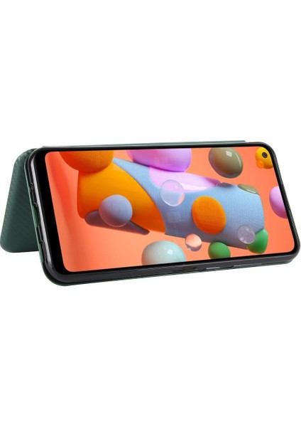 Samsung Galaxy A11 Ince Karbon Fiber Dokulu Pc Hibrit Tam Koruma Darbeye Dayanıklı Kapaklı Telefon Kılıfı (Yurt Dışından) indirimleri