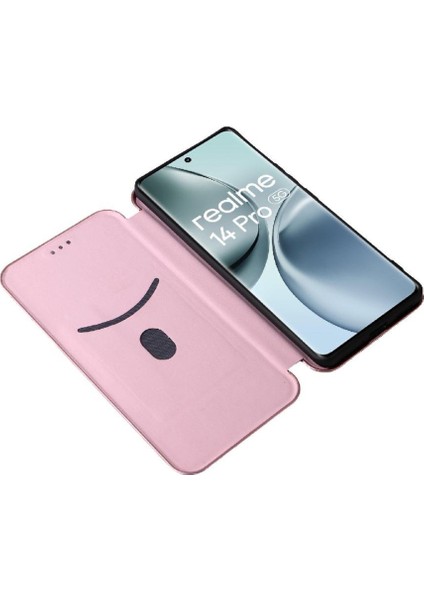 Realme 14 Pro Ince Karbon Fiber Dokulu Pc Hibrit Tam Koruma Darbeye Dayanıklı Kapaklı Telefon Kılıfı (Yurt Dışından) indirimleri