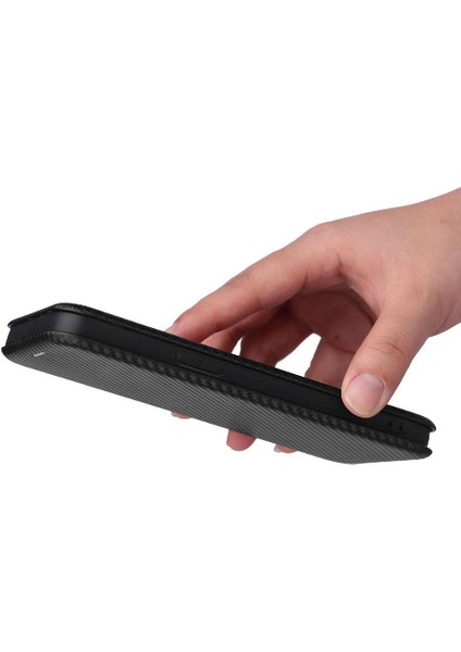 iPhone 14 Plus Ince Karbon Fiber Dokulu Pc Hibrit Tam Koruma Darbeye Dayanıklı Kapaklı Telefon Kılıfı (Yurt Dışından) modelleri