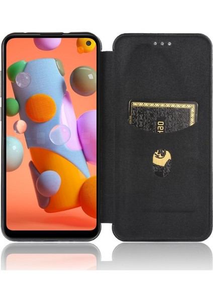 Samsung Galaxy A11 Ince Karbon Fiber Dokulu Pc Hibrit Tam Koruma Darbeye Dayanıklı Kapaklı Telefon Kılıfı (Yurt Dışından) fırsatları