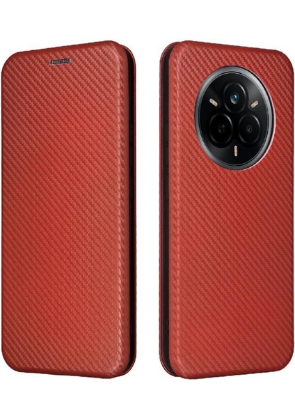 Realme 14 Pro Ince Karbon Fiber Dokulu Pc Hibrit Tam Koruma Darbeye Dayanıklı Kapaklı Telefon Kılıfı (Yurt Dışından) fiyatları