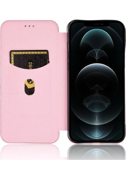 iPhone 12 Pro Max Ince Karbon Fiber Dokulu Pc Hibrit Tam Koruma Darbeye Dayanıklı Kapaklı Telefon Kılıfı (Yurt Dışından) fırsatları
