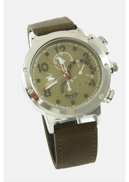 Yeşil Renkli Kayışlı Erkek Kol Saati