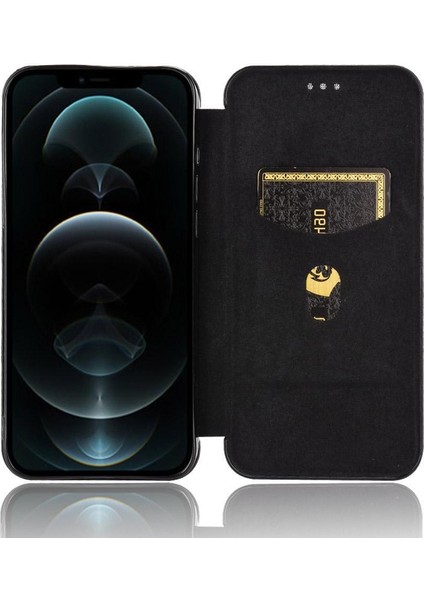 iPhone 12 Pro Max Ince Karbon Fiber Dokulu Pc Hibrit Tam Koruma Darbeye Dayanıklı Kapaklı Telefon Kılıfı (Yurt Dışından) modelleri