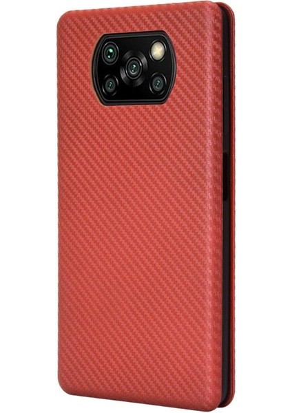 Xiaomi Poco X3 Nfc Ince Karbon Fiber Dokulu Pc Hibrit Tam Koruma Darbeye Dayanıklı Kapaklı Telefon Kılıfı (Yurt Dışından) fırsatları
