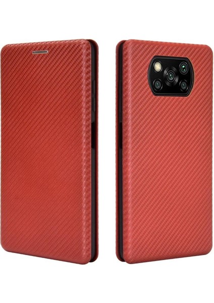 Xiaomi Poco X3 Nfc Ince Karbon Fiber Dokulu Pc Hibrit Tam Koruma Darbeye Dayanıklı Kapaklı Telefon Kılıfı (Yurt Dışından) indirimleri