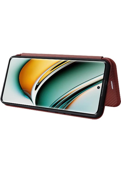 Realme 11 Pro/11 Pro Plus Ince Karbon Fiber Dokulu Pc Hibrit Tam Koruma Darbeye Dayanıklı Kapaklı Telefon Kılıfı (Yurt Dışından) modelleri