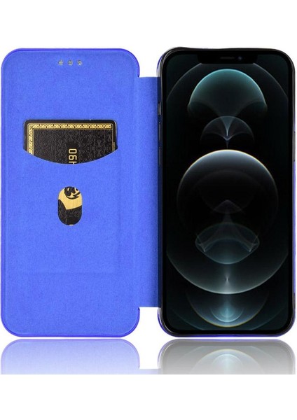 iPhone 12 Pro Max Ince Karbon Fiber Dokulu Pc Hibrit Tam Koruma Darbeye Dayanıklı Kapaklı Telefon Kılıfı (Yurt Dışından) modelleri