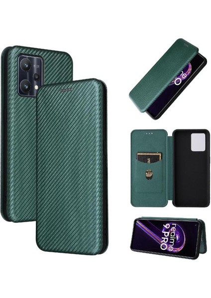 Realme 9 Pro Ince Karbon Fiber Dokulu Pc Hibrit Tam Koruma Darbeye Dayanıklı Kapaklı Telefon Kılıfı (Yurt Dışından) fırsatları
