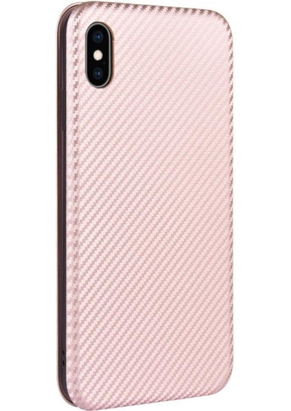 iPhone Xs Max Ince Karbon Fiber Dokulu Pc Hibrit Tam Koruma Darbeye Dayanıklı Kapaklı Telefon Kılıfı (Yurt Dışından)