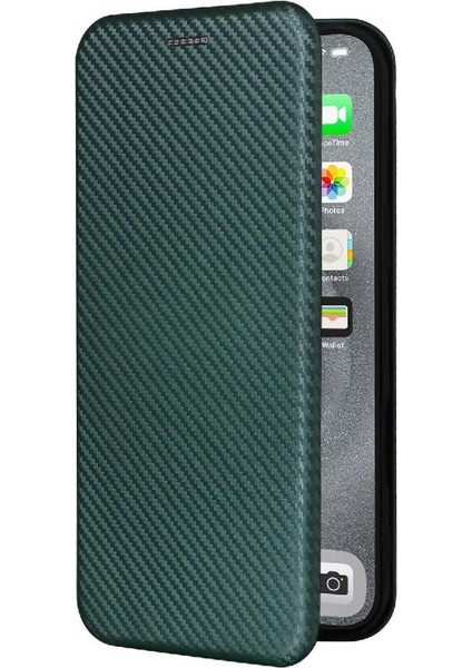 iPhone 16 Pro Ince Karbon Fiber Dokulu Pc Hibrit Tam Koruma Darbeye Dayanıklı Kapaklı Telefon Kılıfı (Yurt Dışından) fırsatları