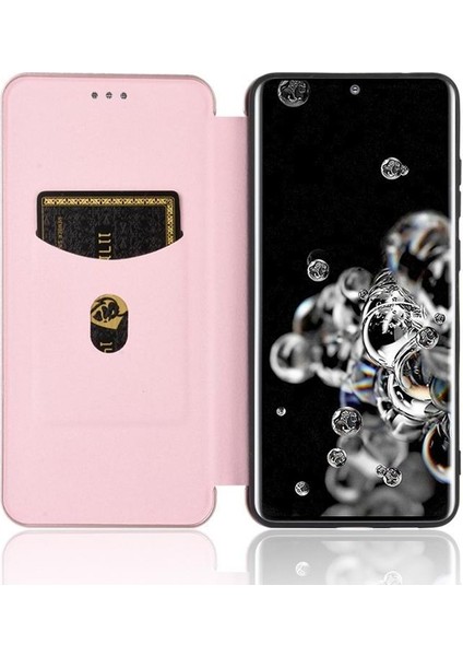Samsung Galaxy S20 Ultra Ince Karbon Fiber Dokulu Pc Hibrit Tam Koruma Darbeye Dayanıklı Kapaklı Telefon Kılıfı (Yurt Dışından) indirimleri