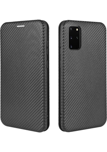 Samsung Galaxy S20 Plus Ince Karbon Fiber Dokulu Pc Hibrit Tam Koruma Darbeye Dayanıklı Kapaklı Telefon Kılıfı (Yurt Dışından)