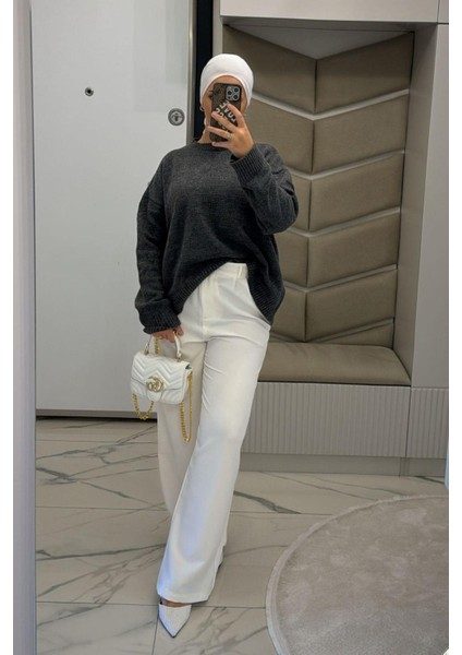 Kadın Beyaz Palazzo Pantolon fiyatları