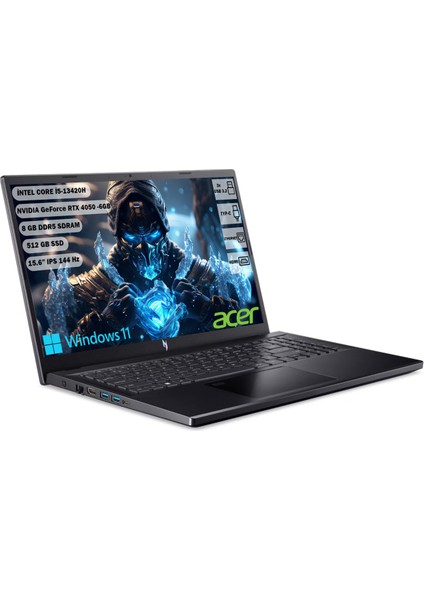 Nitro V5 ANV15-51-51TZ/CORE I5-13420H/8GB RAM/512 GB Ssd/rtx 4050 6GB/Windows 11 Taşınabilir Bilgisayar NH.QNBEY.006 fiyatları