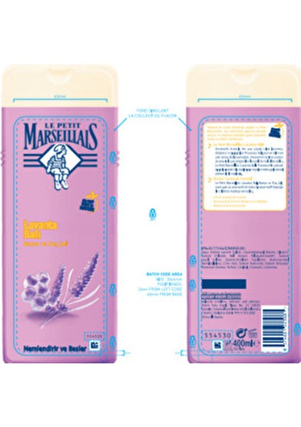 Lavanta Balı Duş Jeli 400 ml Cildinizi Nazikçe Temizler ve Besler indirimleri