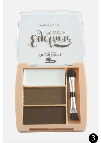 Allzey Royal Paris Eyebrow 3lü Kaş Far Seti-3 modelleri
