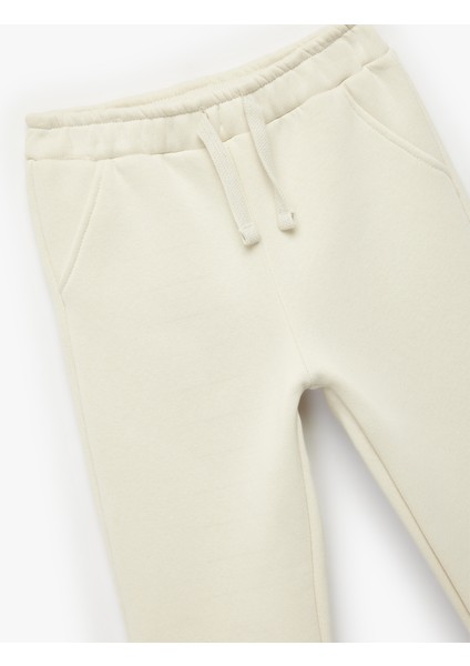 Cepli Beli Bağcıklı Pamuklu Basic Eşofman Altı modelleri