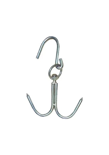 8 mm Kasap Et Kancası - 239LI Dönerli Set - Paslanmaz Çelik - Et Işleme - Hijyenik - Düzenli - Dayanıklı - Uzun Ömürlü ( Lisinya )