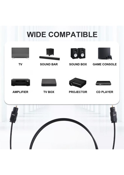 3 Ft 1,1 M Metre Dijital Fiber Optik Ses Toslink Spdıf Md DVD Kablo Girişi (Yurt Dışından) indirimleri