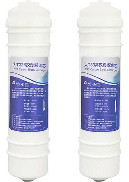 2 Adet Su Arıtma Filtresi Hızlı Bağlantı Evrensel Su Arıtma Filtresi Değişimi (Yurt Dışından)