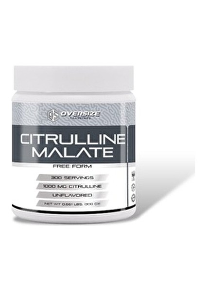 Citrulline Malate Toz 300 gr 300 Servis Aromasız Yetişkinler İçin fiyatları
