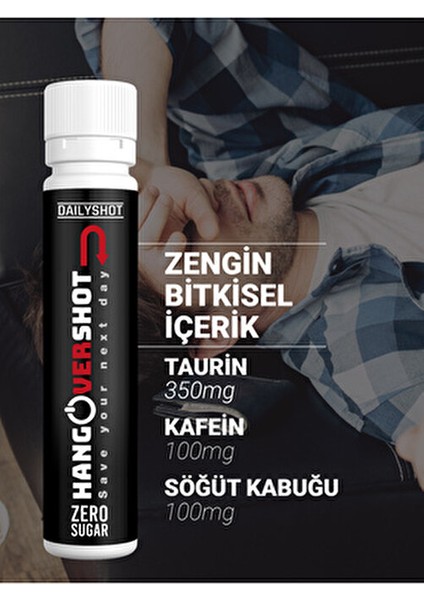 Zero Sugar 4 x 25 ml Şeker İçermeyen Enerji Desteği Portakal Aromalı