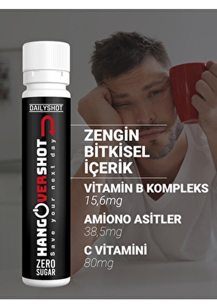 Zero Sugar 4 x 25 ml Şeker İçermeyen Enerji Desteği Portakal Aromalı