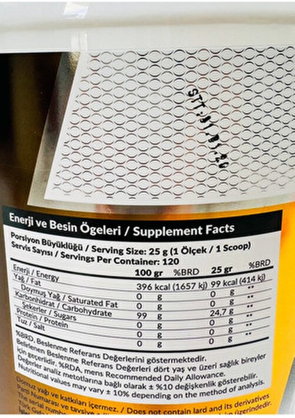 Nutrition Maltodextrin Toz 3000 g 120 Servis Unflavoured Yüksek Enerji Desteği fiyatları