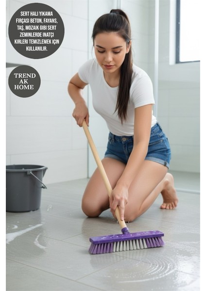 Lüks Sert Yer Halı Yıkama Fırçası Birden Fazla Alanda Çok Kullanışlı Fırça