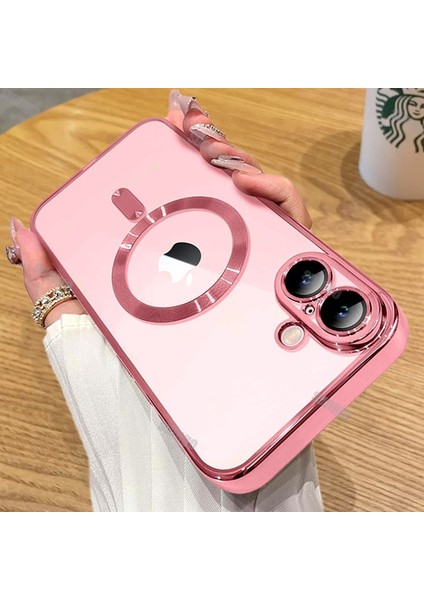 Apple iPhone 17 Pro Max Için Magsafe ile Uyumlu Kılıf Kamera Lensli Korumalı Şeffaf Silikon Kapak fırsatları