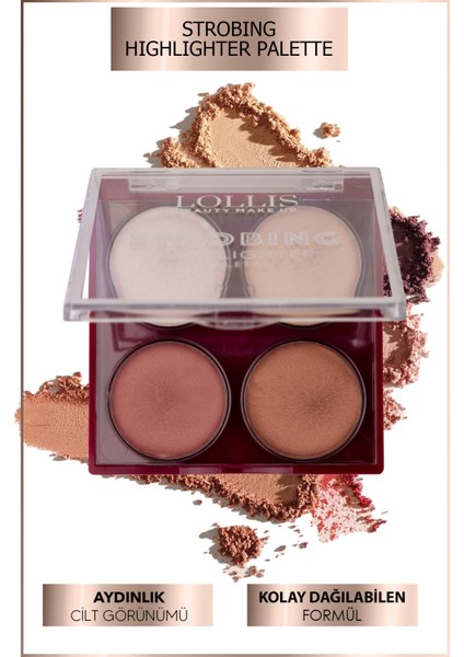 Strobing Highlighter Palette 4 Colors / Strobing Aydınlatıcı Palet 4 Renk fiyatları
