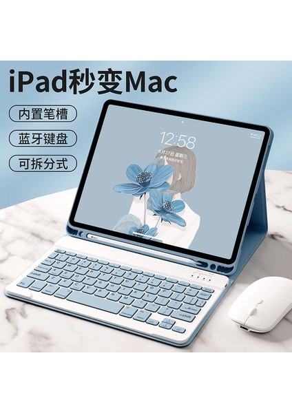 Apple iPad Pro 11 3. / 4. Nesil Kılıf Kablosuz Klavyeli Case Mobax A2759-61-62 A2377-01 A2459-60-35 modelleri